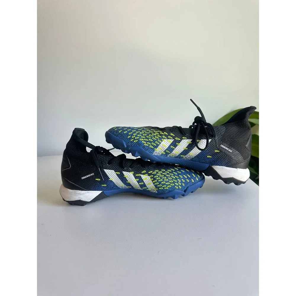 adidas Predator Freak.3 TF Demonscale - Royal Blue Yellow 2021 - FY0623 Size 7.5